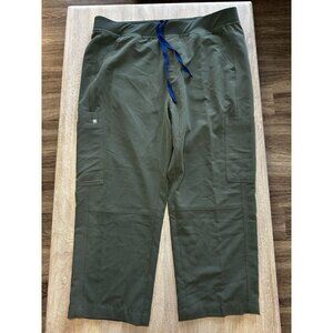 Figs Men's Axim Scrub Pants in Green Size XXL Short